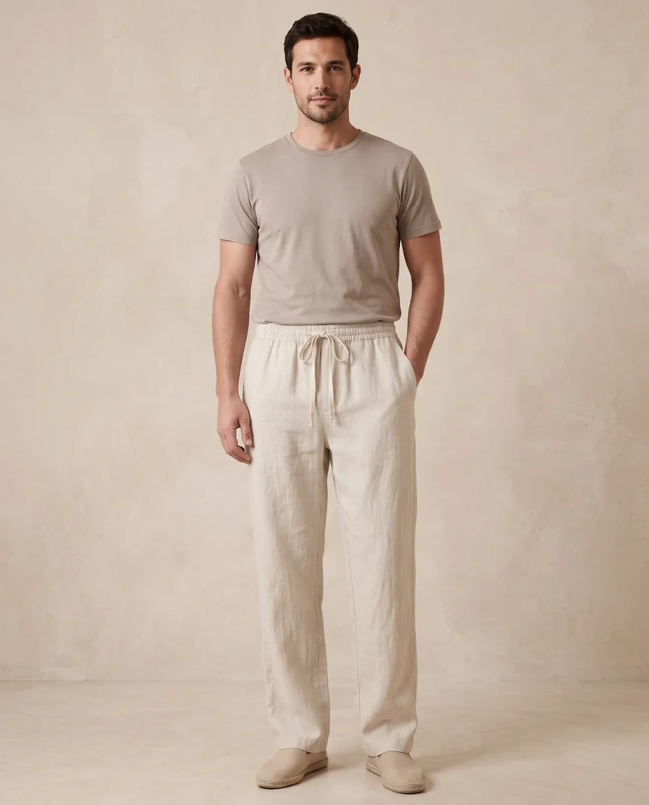 Wide Linen Trousers